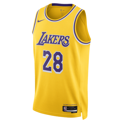 ロサンゼルス レイカーズ アイコン エディション 2022/23 メンズ ナイキ Dri-FIT NBA スウィングマン ジャージー